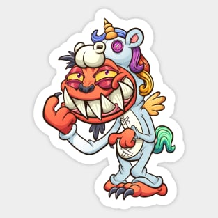 Monster Unicorn Sticker